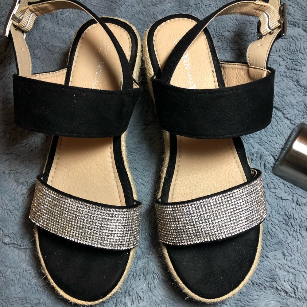 Black Platform Sandals